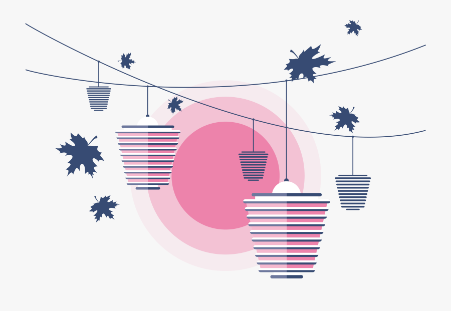 Transparent Lantern Cliparts - Mid Autumn Lantern Vector, Transparent Clipart