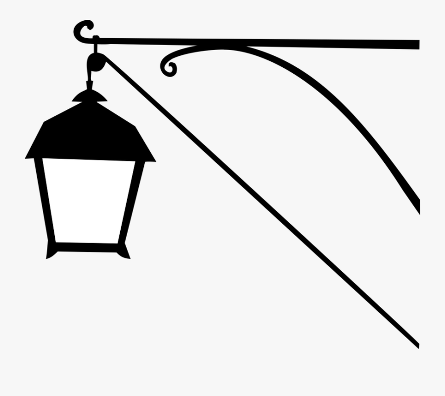 Chinese Lantern Cliparts 22, Buy Clip Art - Street Lamp Clipart Black And White, Transparent Clipart