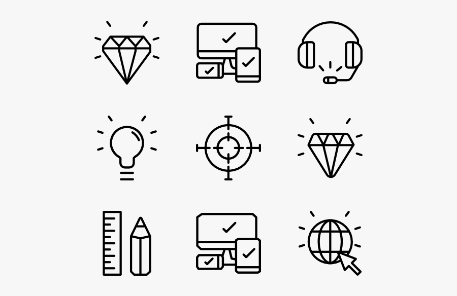 Web Agency Collection - Family Line Icon Png, Transparent Clipart