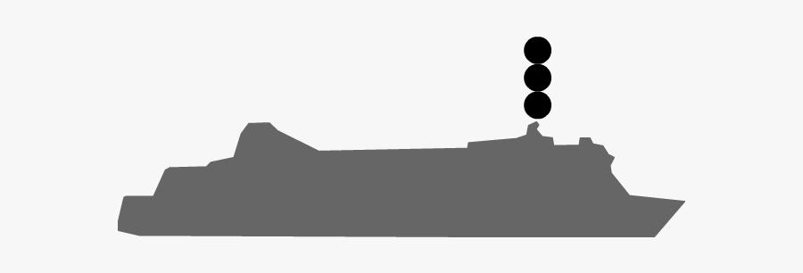 Vessel Aground - Silhouette, Transparent Clipart