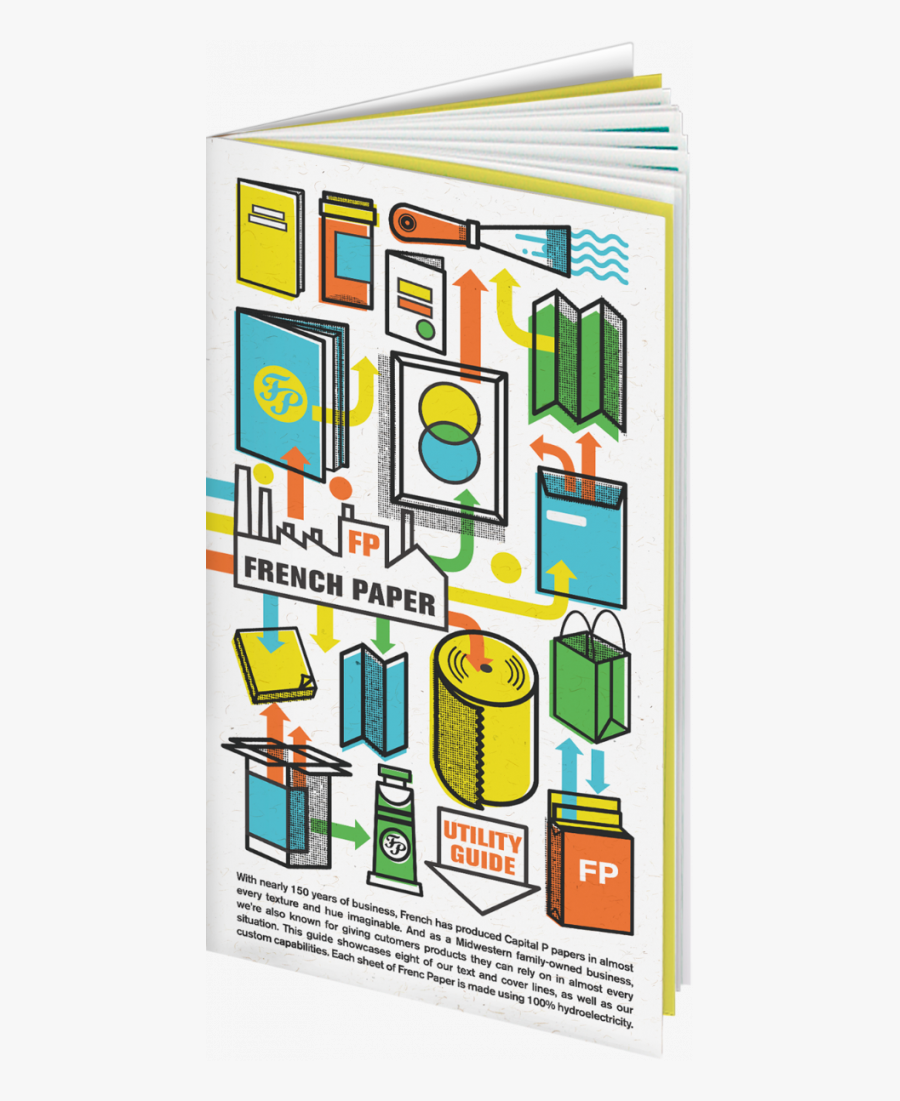 French Paper Utility Guide, Transparent Clipart