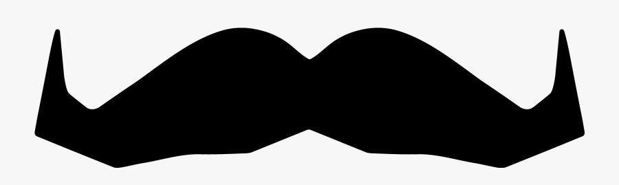 Movember Moustache Logo, Transparent Clipart