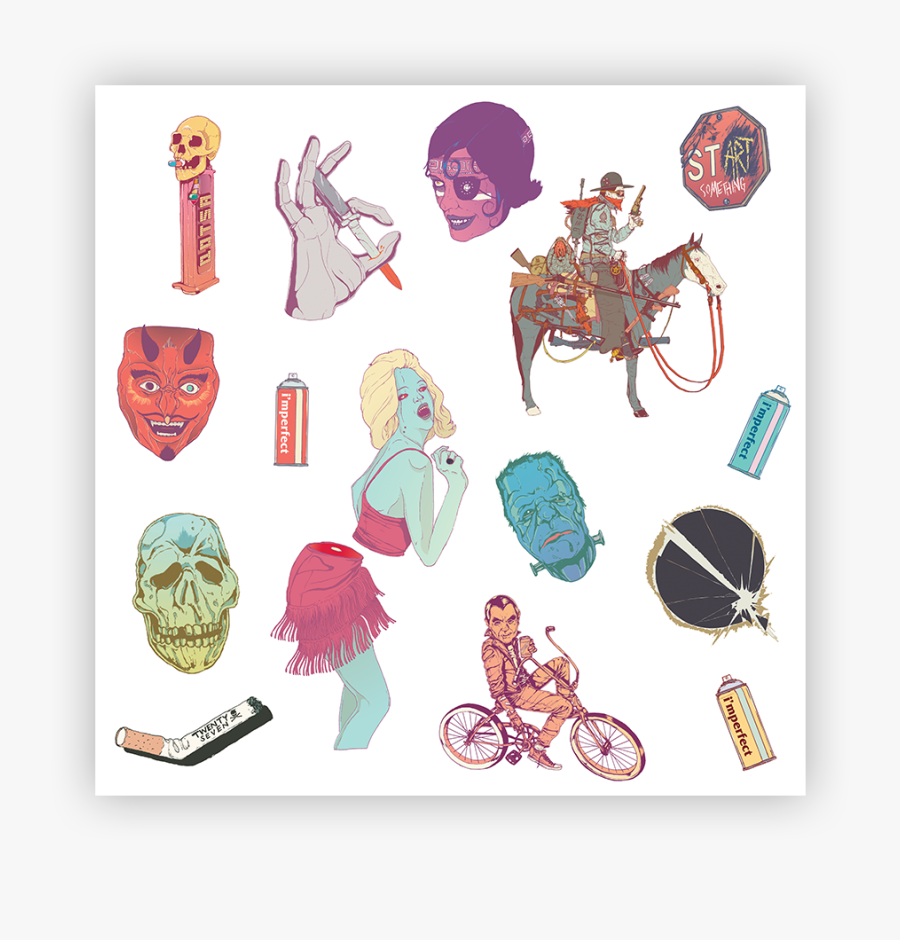 Queens Of The Stone Age Villains Artwork, Transparent Clipart