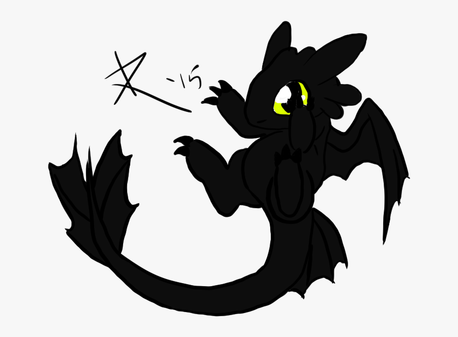 Animated Cute Toothless Gif - Cute Animated Toothless Gif, Transparent Clipart