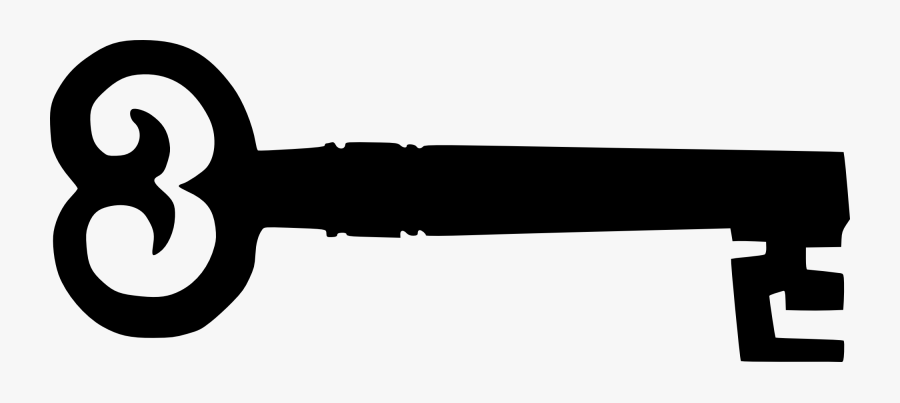 Key Silhouette Png, Transparent Clipart