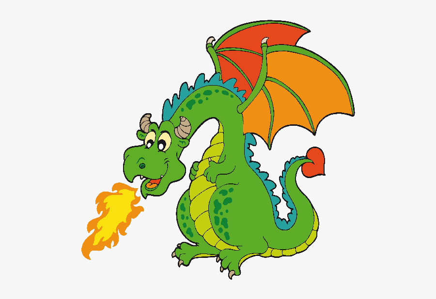 Fire Breathing Dragon Clipart, Transparent Clipart