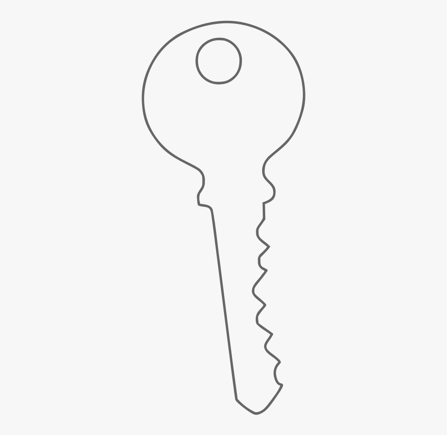 Keys Clipart Outline - Drawing, Transparent Clipart