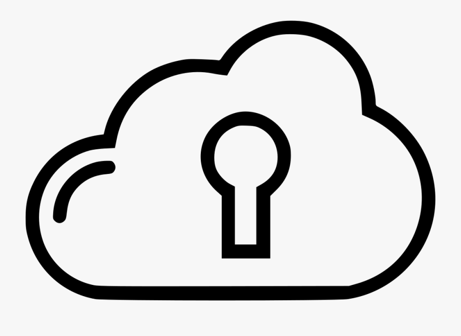 Cloud Key Lock Comments - Cloud Key Icon, Transparent Clipart