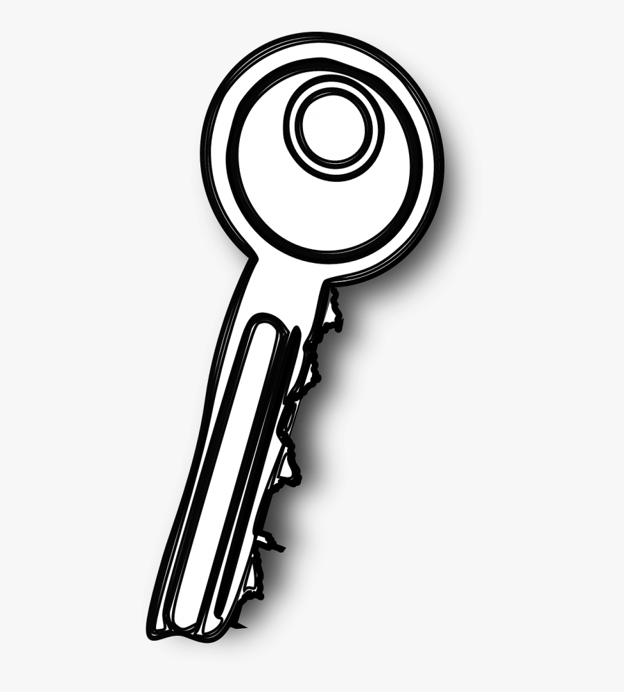 Key Access Key Bit - Key Black And White, Transparent Clipart