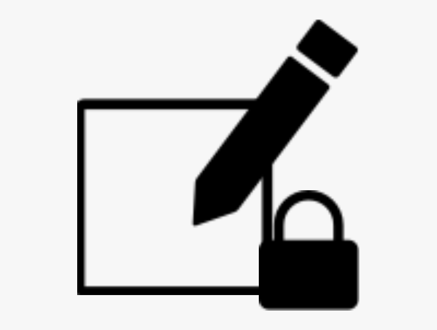 Ilf Edit Lock, Transparent Clipart