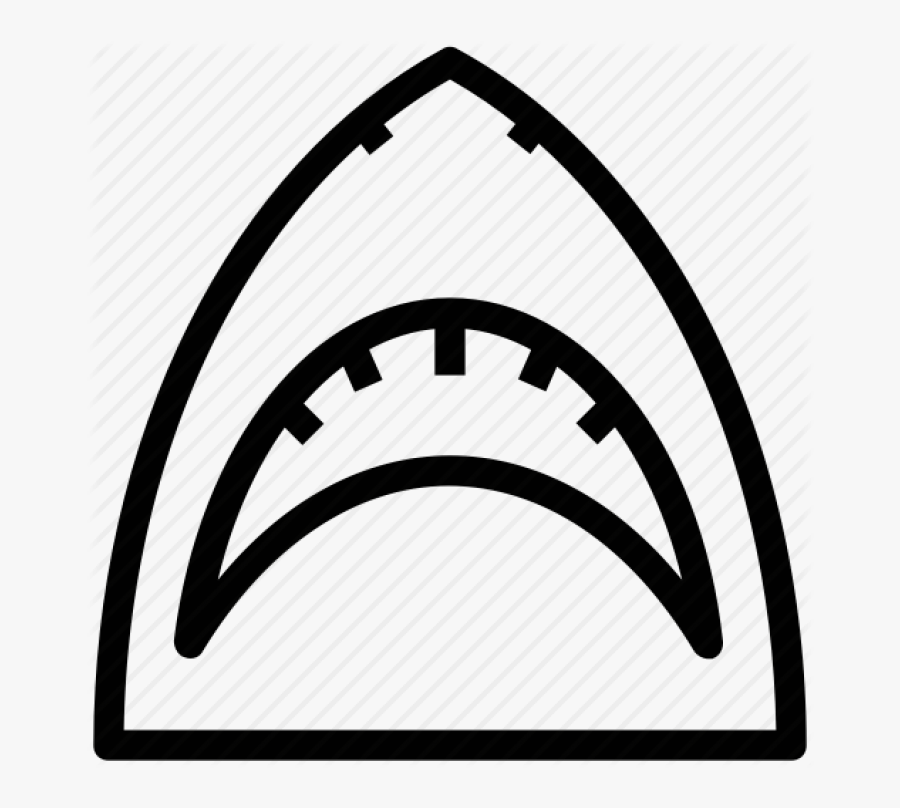 Icon Clipart , Png Download - Shark Outline, Transparent Clipart