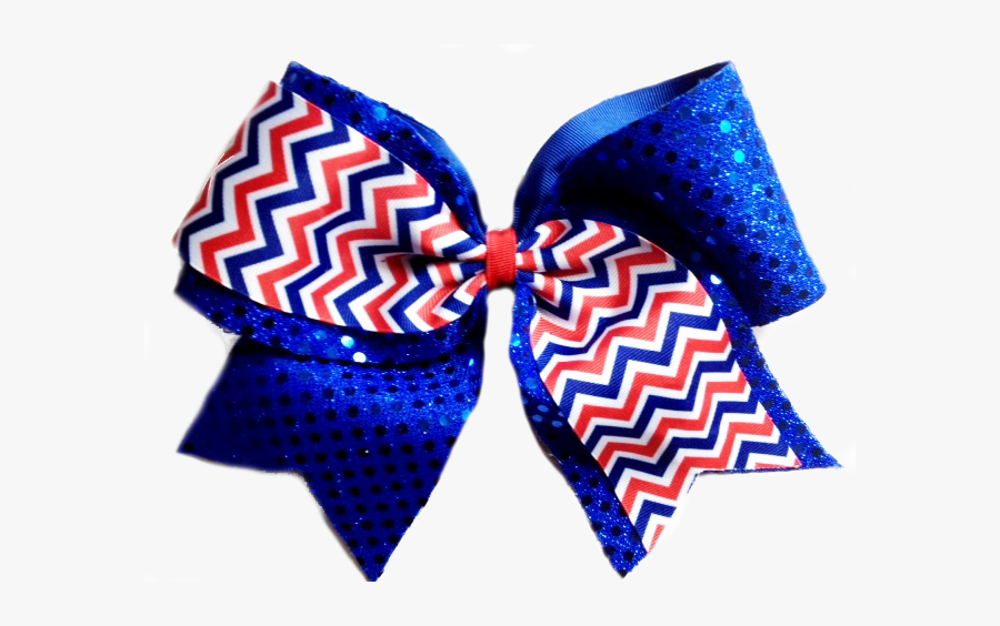 Chevy Down - Red And Black Cheer Bow, Transparent Clipart