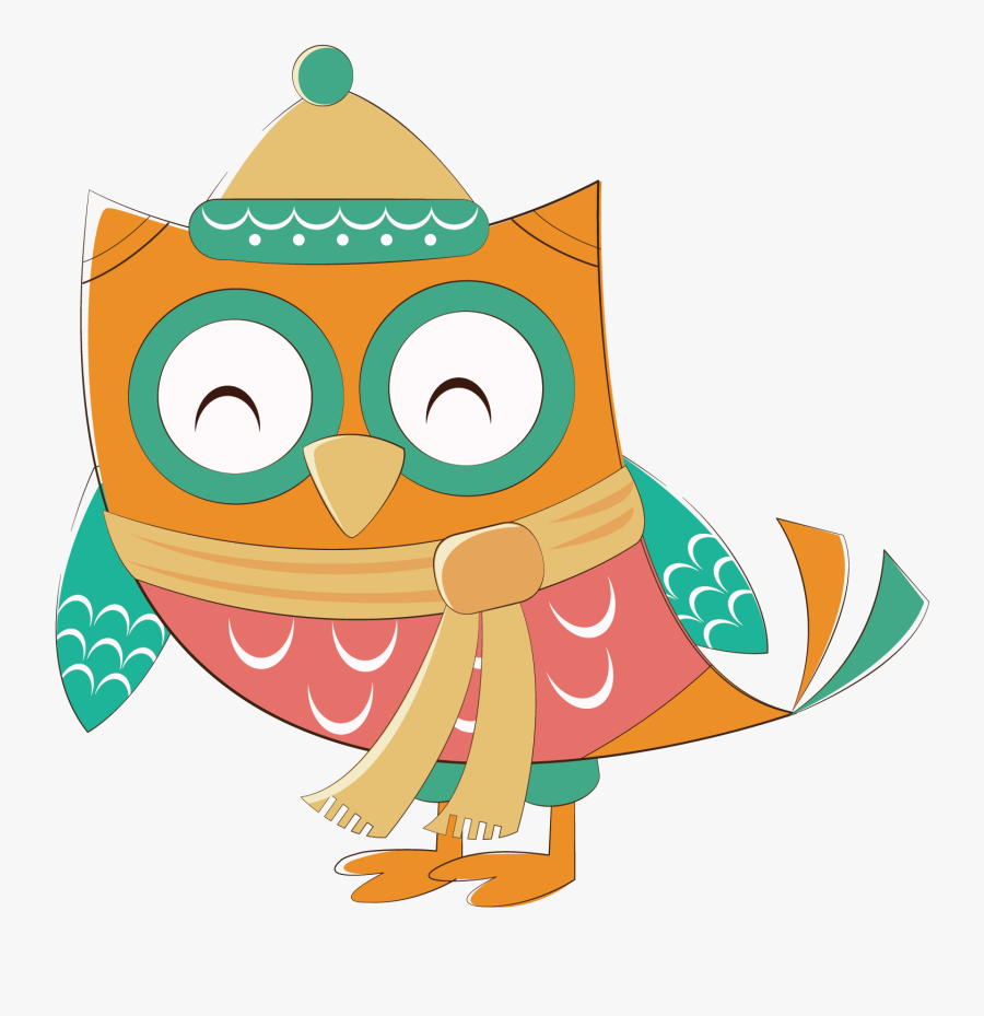 Full Size Of Owl Drawing Pencil Simple Cartoon Clipart - Illustration, Transparent Clipart