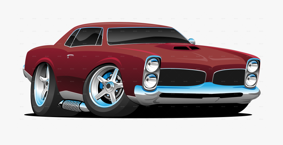 Classic Muscle Car Clipart, Transparent Clipart