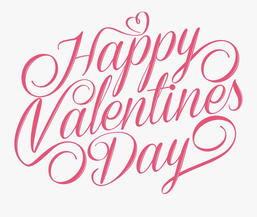 Transparent Png Happy Valentine Day Text Png, Transparent Clipart