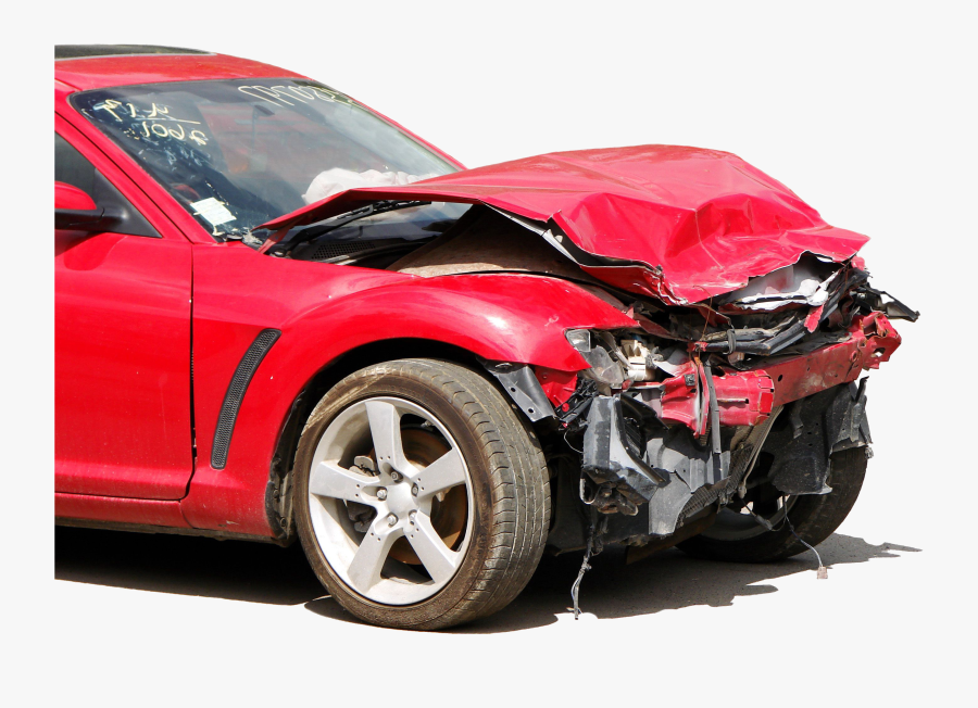 Mustang Clipart Muscle Car - Crashed Car No Background, Transparent Clipart