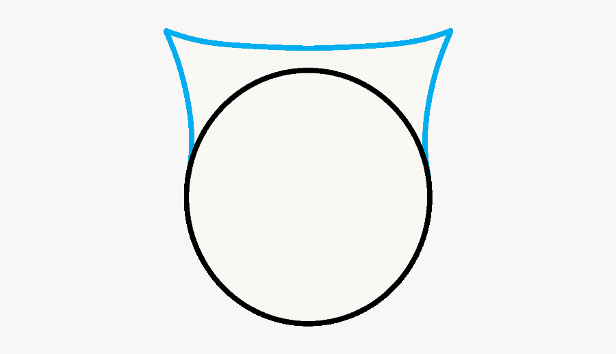 How To Draw Owl - Circle, Transparent Clipart