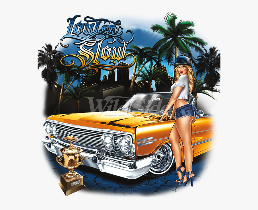 Low And Slow Lowrider Art - Low And Slow Lowrider, Transparent Clipart