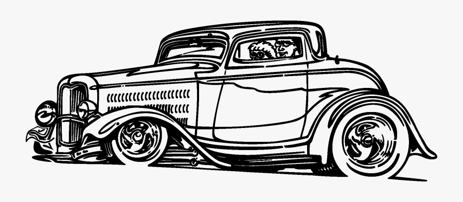 Old Classic Cars Silhouettes Vector Pinterest, Transparent Clipart
