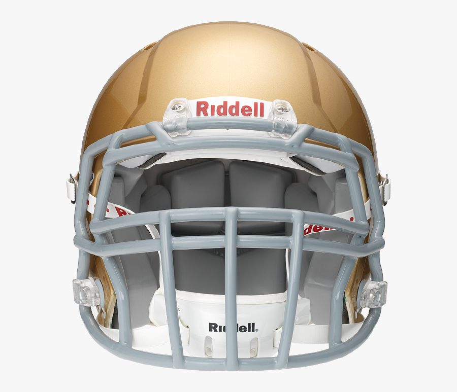 Transparent Nfl Helmets Clipart - Front Football Helmet Transparent, Transparent Clipart