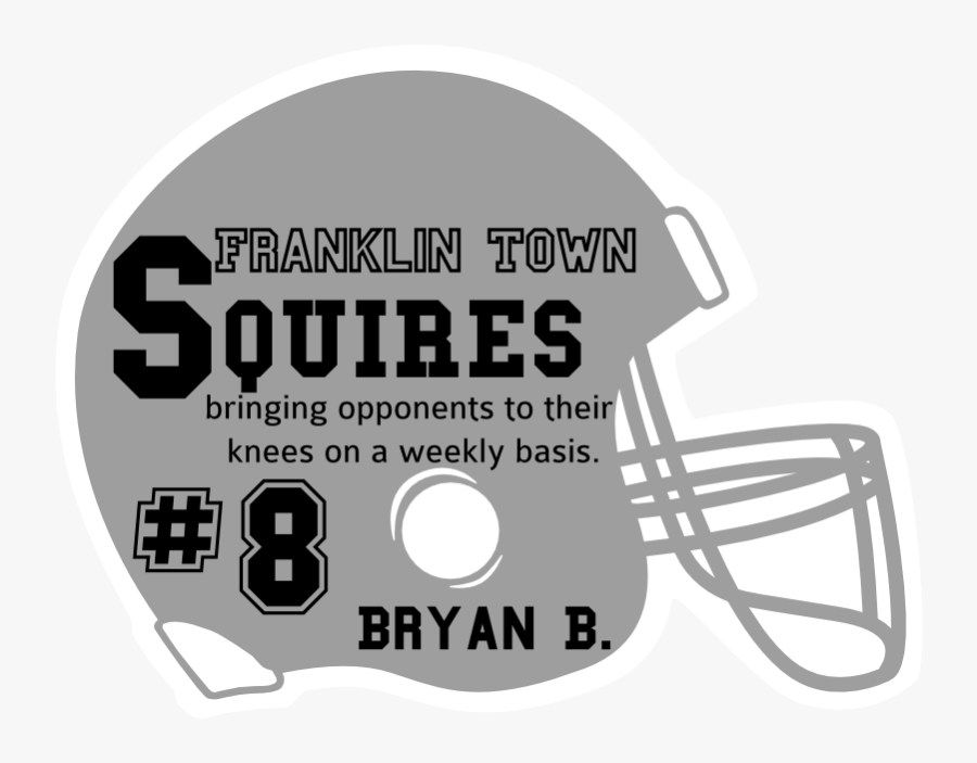 Black And Gray Football Car Magnet - Black Football Helmet Clipart, Transparent Clipart