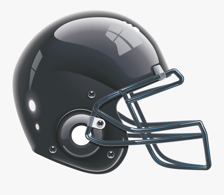 Transparent Black Football Helmet Clipart - Red Football Helmet Png, Transparent Clipart