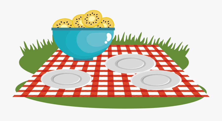 Week30 Enjoy Zespri Sungold Kiwifruit With Family - Picnic Blanket And Food Clipart, Transparent Clipart
