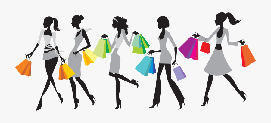 Shopping Woman Fashion Bag - Fashion Shopping, Transparent Clipart