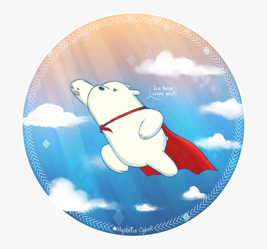 We Bare Bears Png -super Ice Bear, Transparent Clipart