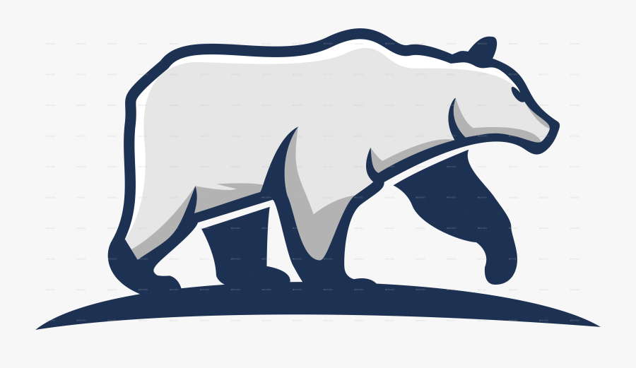 Polar Bear Logo Png, Transparent Clipart