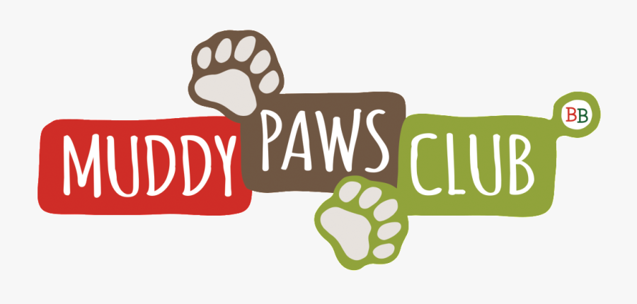Binky Bear Muddy Paws Club Logo, Transparent Clipart