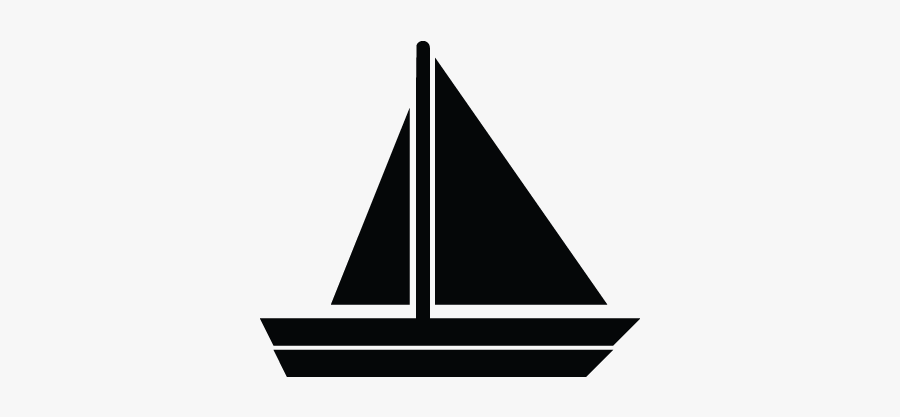 Boat, Motor Boat, Sail, Ship, Sailboat Vector Icon - Transparent Background Icon Boat, Transparent Clipart