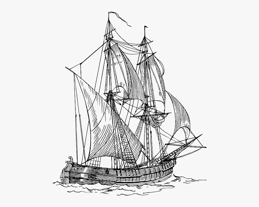Christopher Columbus Ship Png, Transparent Clipart