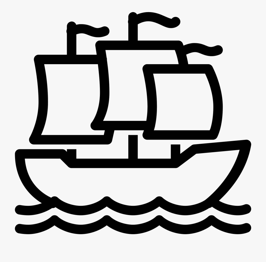 Larger Clipart Sail Boat - Icon, Transparent Clipart