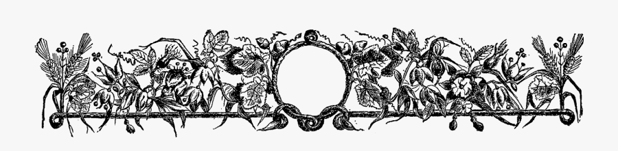 Border Design Center, Transparent Clipart
