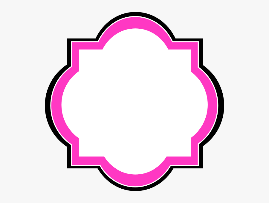 Frame Pink Label Clipart, Transparent Clipart