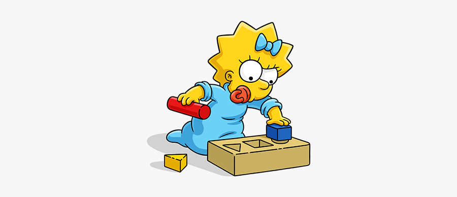 Maggie Simpson - Homer Simpson Simpsons World, Transparent Clipart