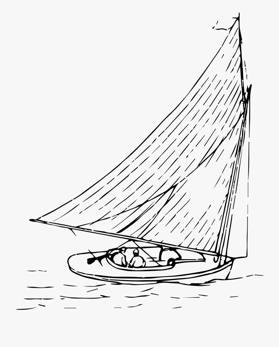Sail Boat Clip Arts - Sail, Transparent Clipart