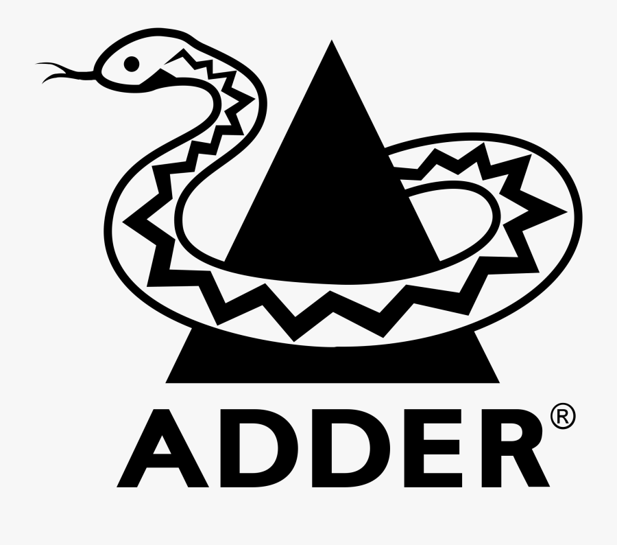 Adder Technology Logo Black And White - Adder Technology Logo, Transparent Clipart