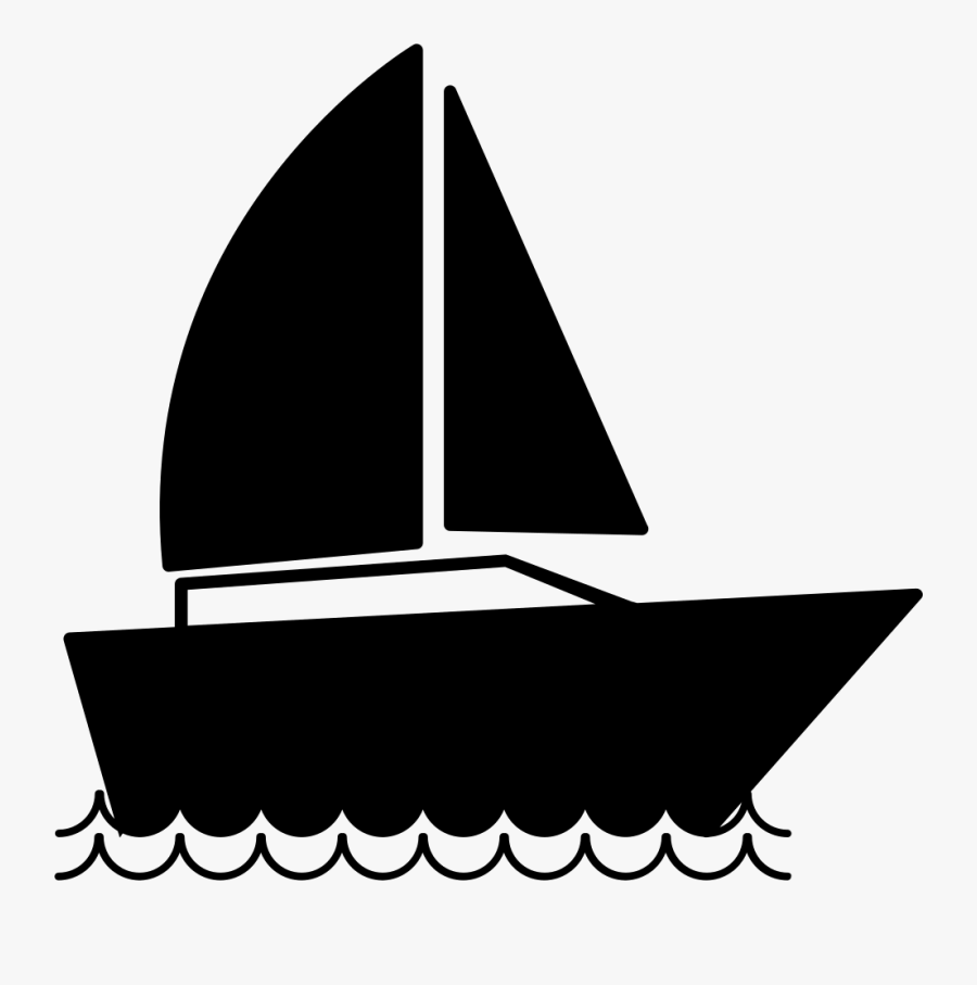 Sail Boat Sailing - Bateau Symbole, Transparent Clipart