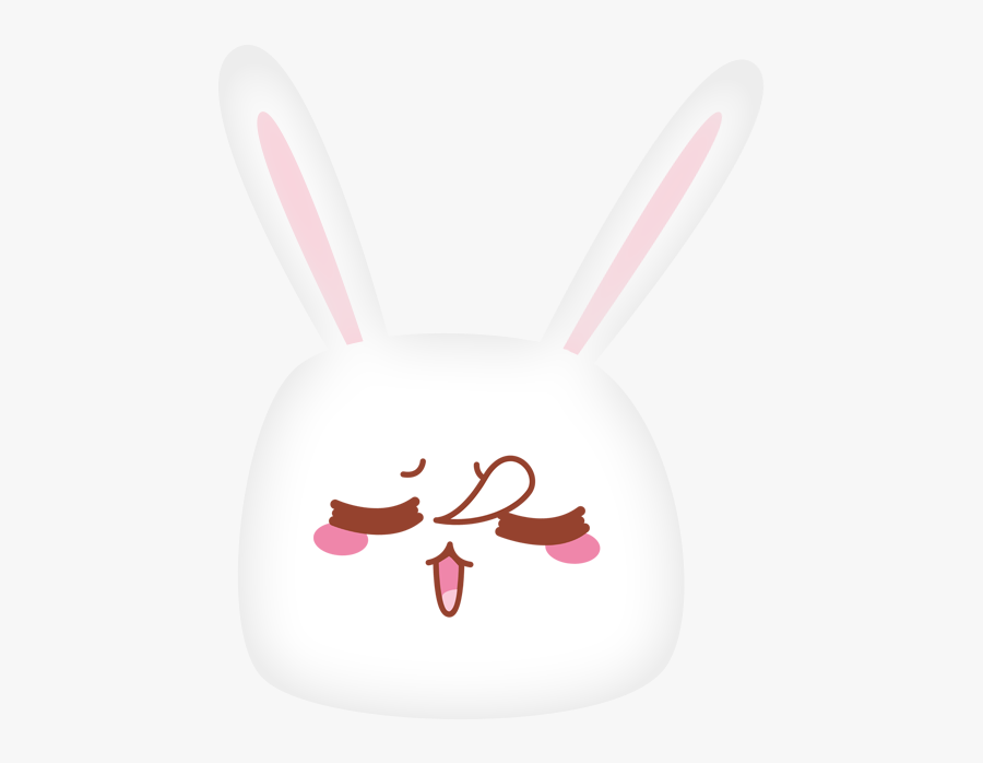 Binky Stickers Messages Sticker-5 - Rabbit, Transparent Clipart