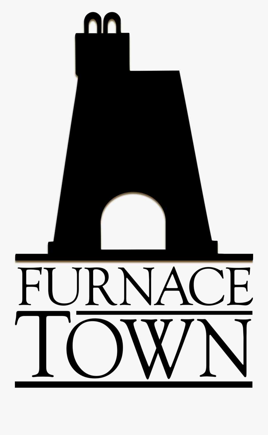 Transparent Stove Clipart Black And White - Furnace Town Logo, Transparent Clipart
