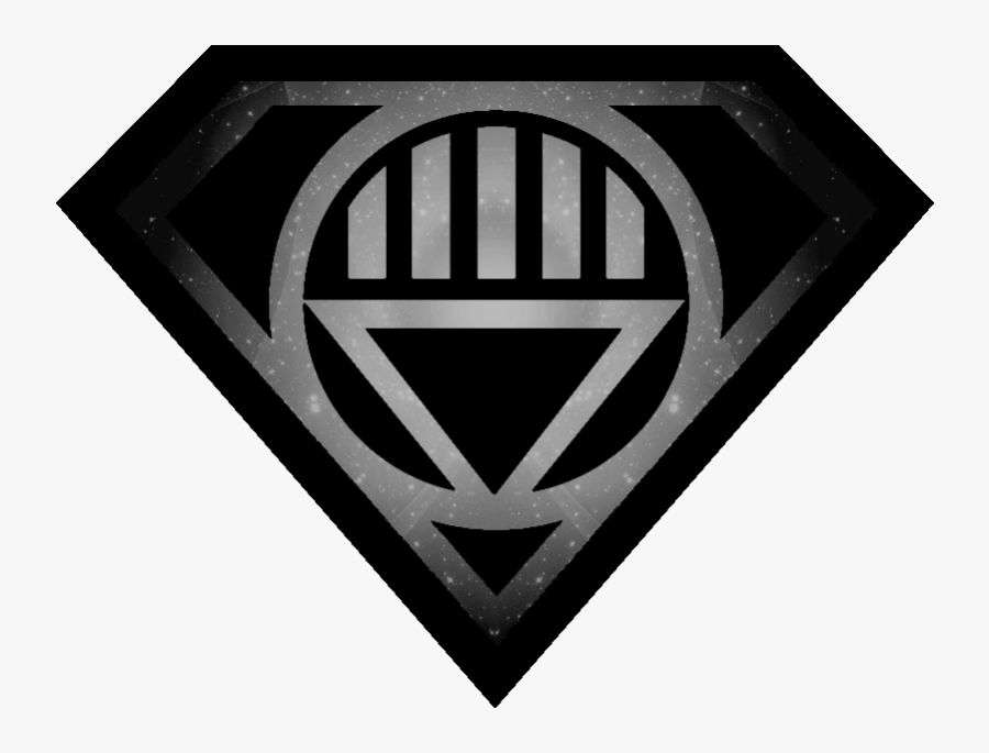 Superman Black Lantern Shield By Kalel7 - Black Lantern Corp Logo, Transparent Clipart