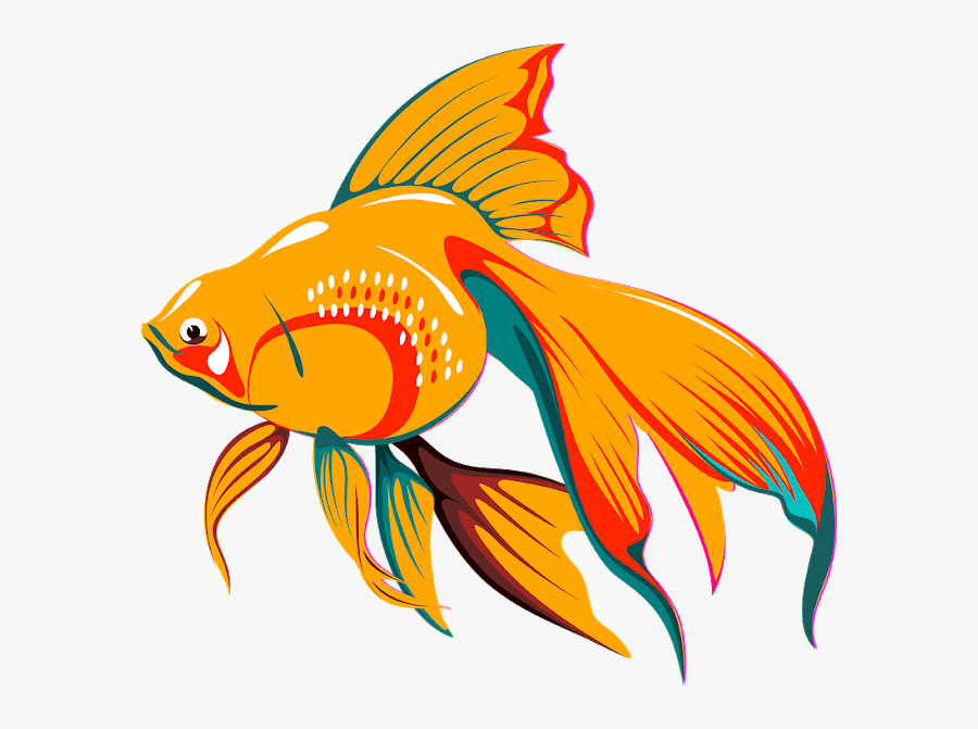 Goldfish Koi Aquarium Clip Art - Fish Gif Animation Png, Transparent Clipart