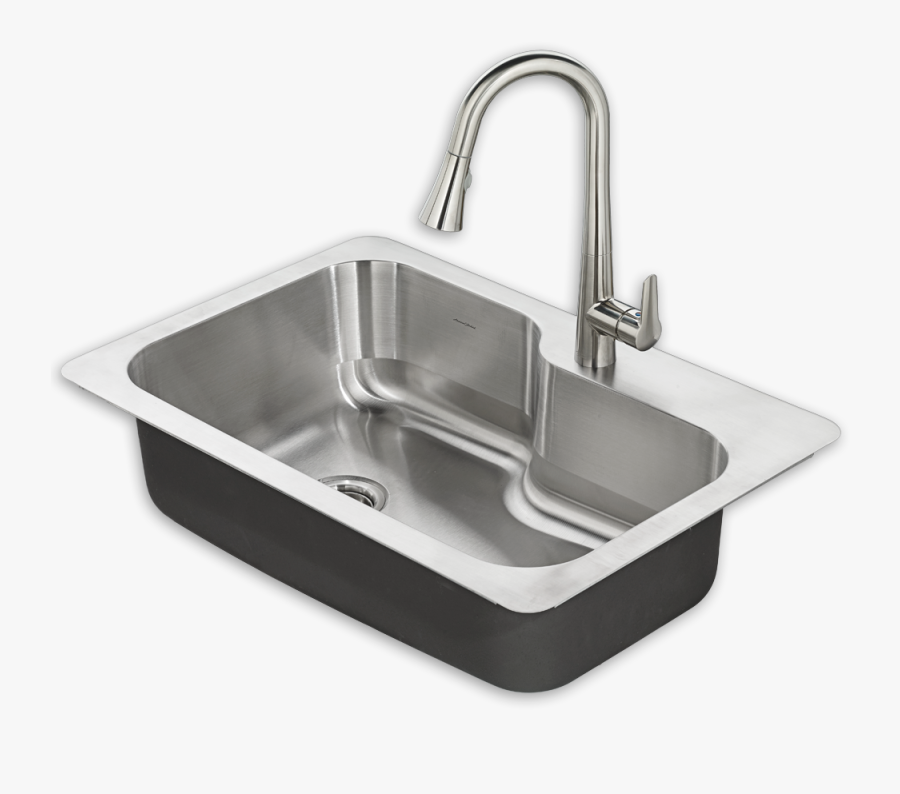 Plumbing Clipart Clogged Drain - American Standard Kitchen Sink, Transparent Clipart