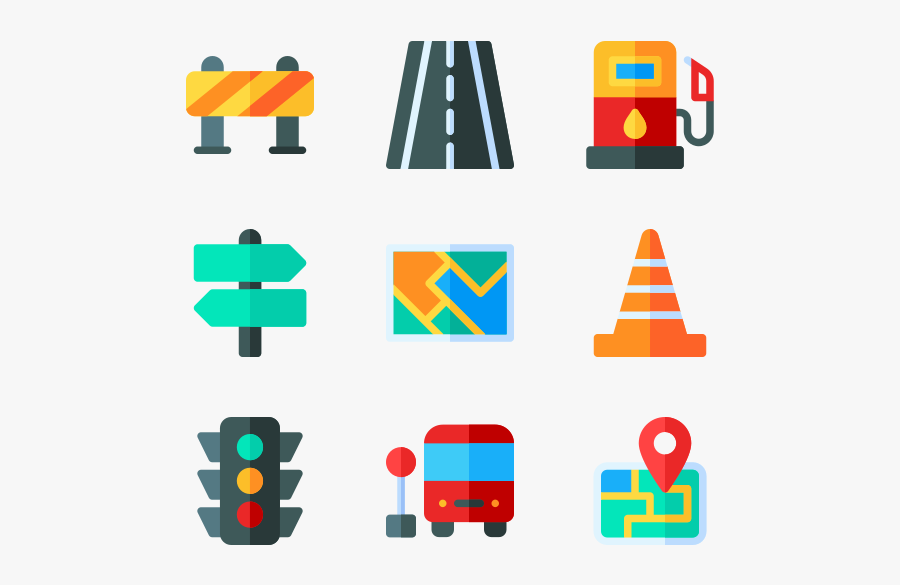 Motorway, Transparent Clipart