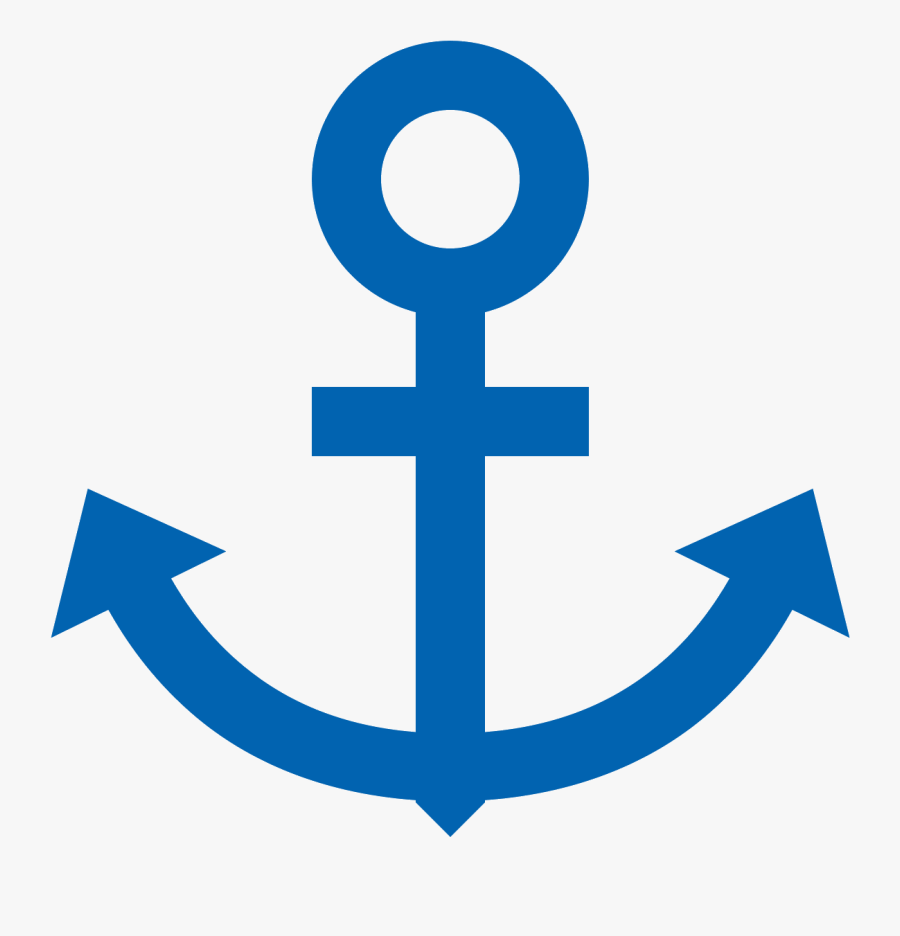 Anchor Heart Clip Art - Colorful Anchor Clip Art, Transparent Clipart