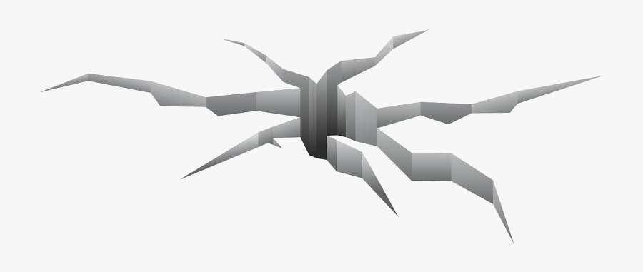 Map Risk Illustration Crack Cracked Earthquake - Transparent Background Earthquake Cracks Png, Transparent Clipart