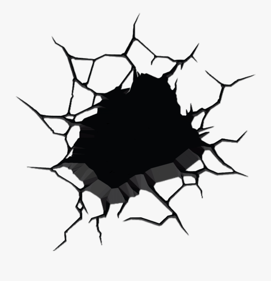 #holeinthewall #cracks #overlay #cracks #overlay #cracked - Hole In The Wall Clipart, Transparent Clipart