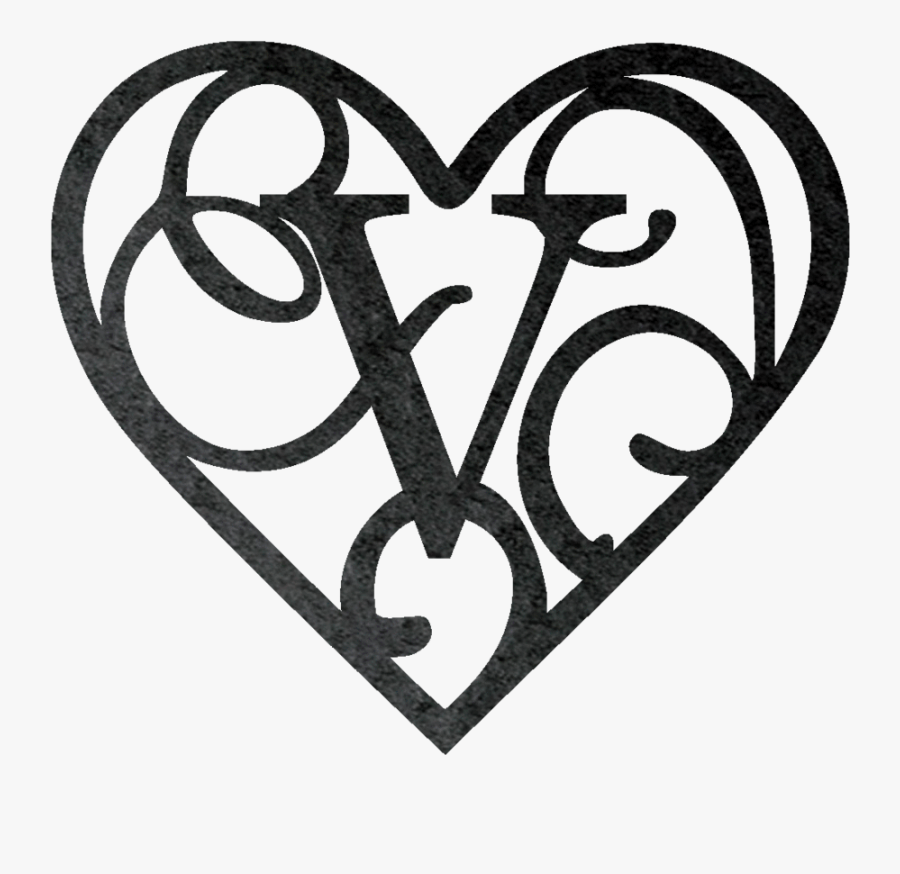 Flourish Monogram P Silhouette, Transparent Clipart